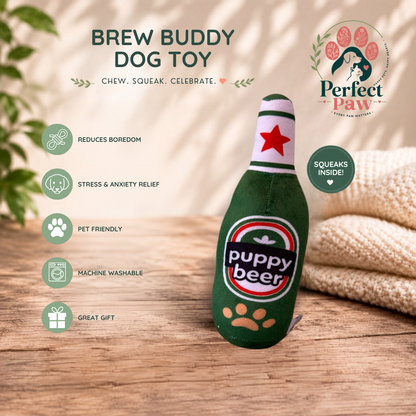 Perfect Paw™ Brew Buddy | Soft Dog Toy