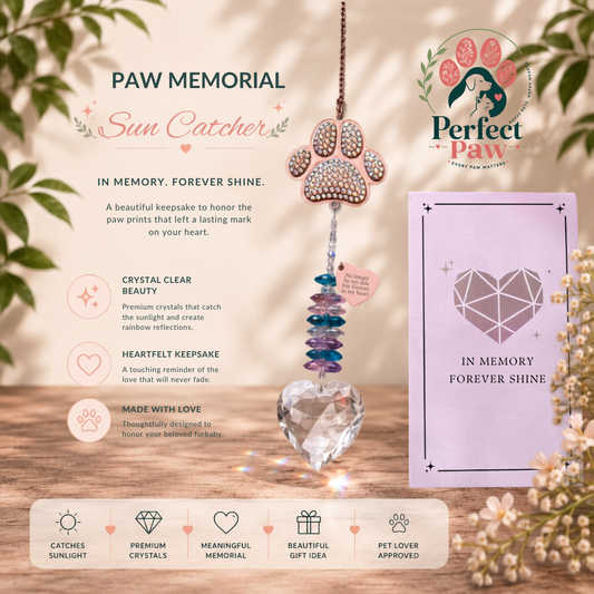 Perfect Paw™ Forever Paw Memorial Sun Catcher